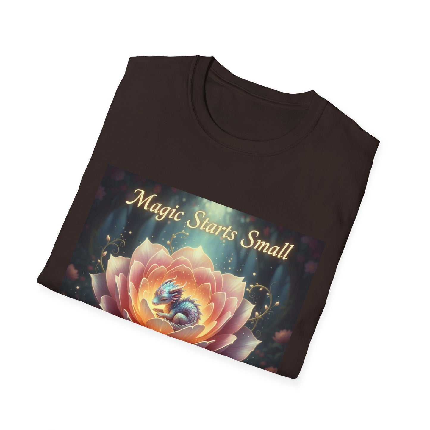 Magical Flower Unisex T-Shirt | Inspirational Graphic Tee, Flower Art Shirt, Gift for Nature Lovers, Birthday Outfit, Self-Care Apparel