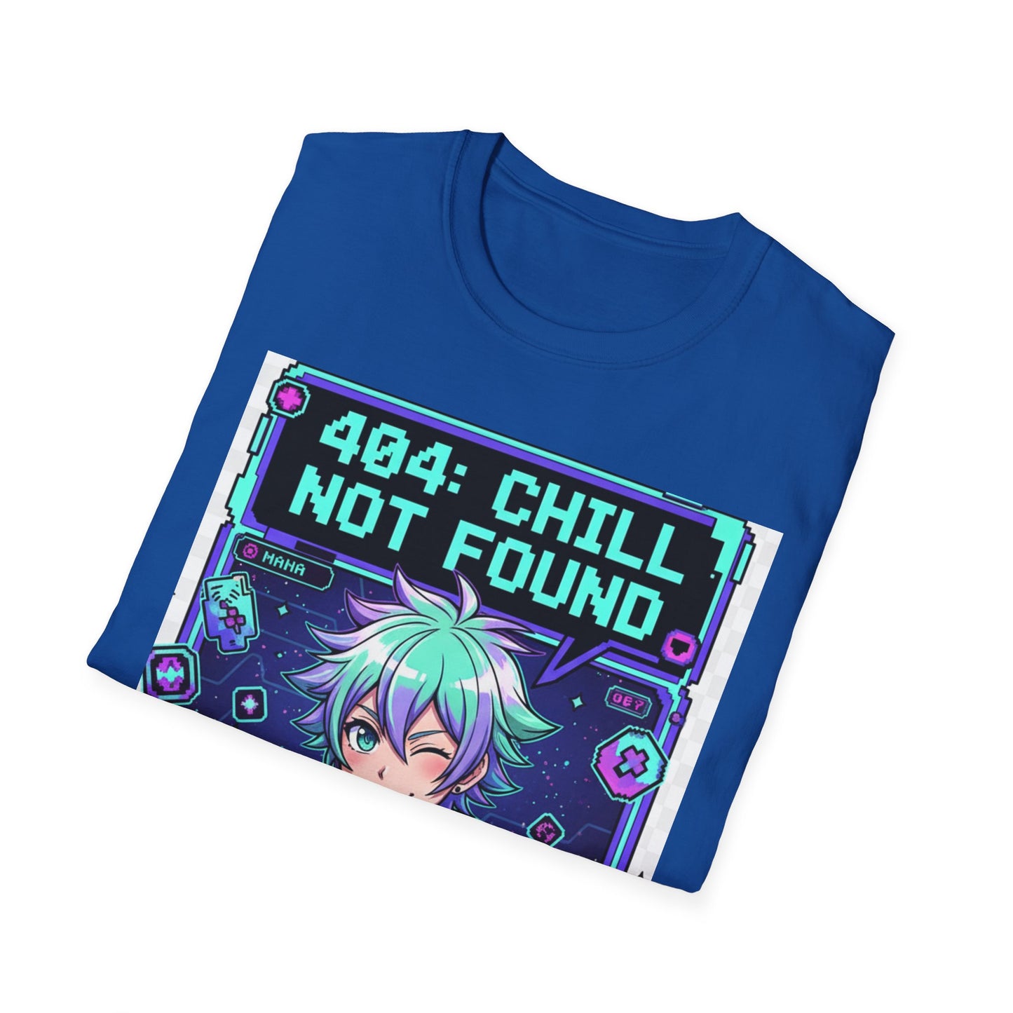 404 Chill Not Found T-Shirt, Gaming Tee for Fans, Casual Wear, Unique Gift for Gamers, Streetwear Style, Cool Graphic Shirt