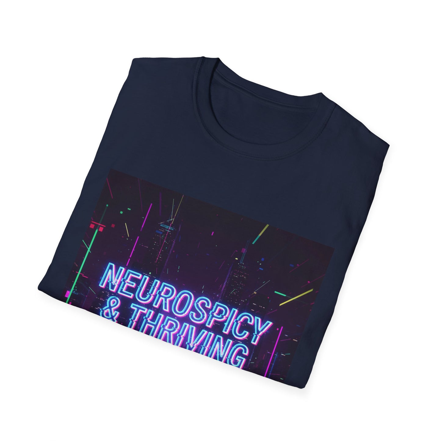 Thriving Graphic T-Shirt – Bold Cosmic Statement Tee