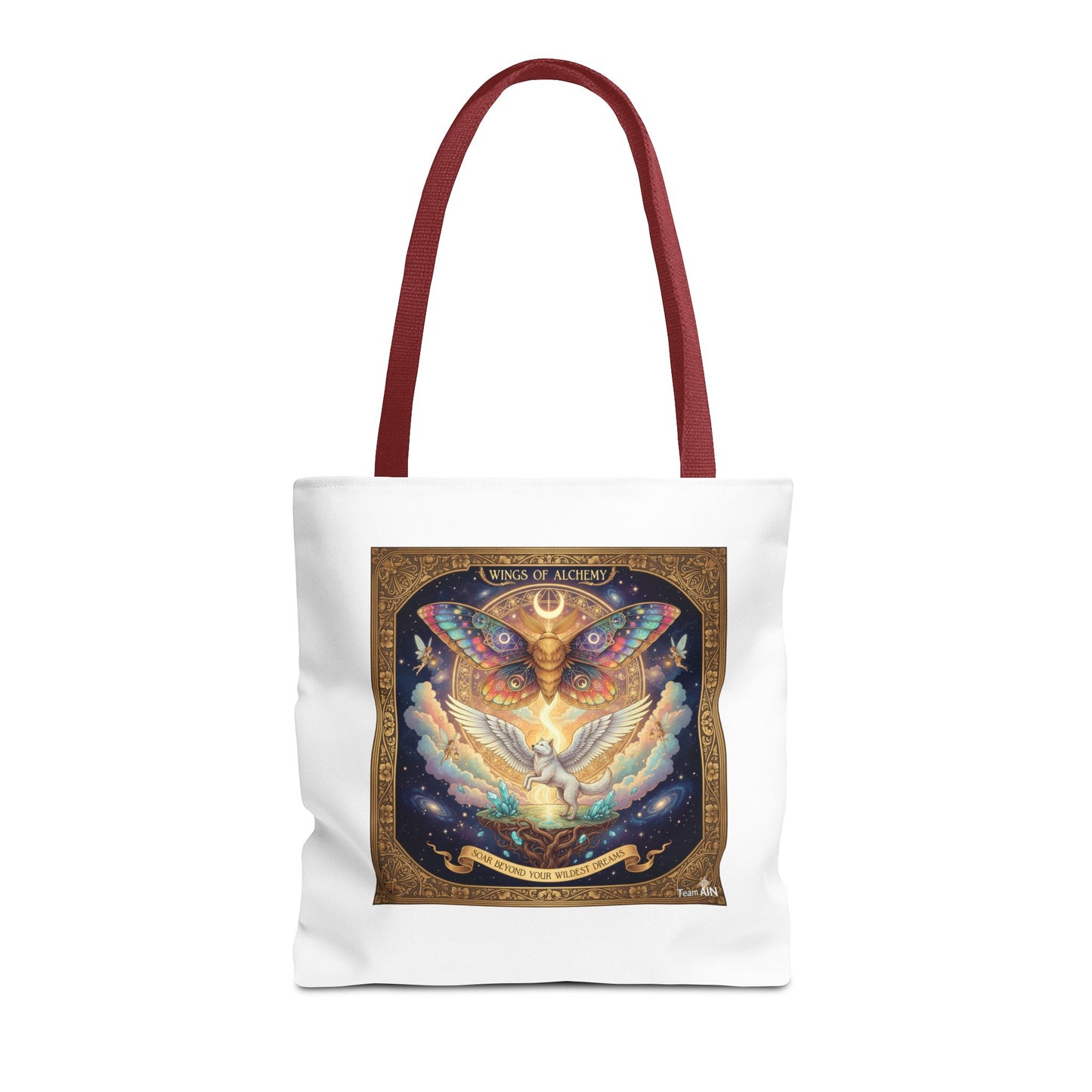 Mystical Butterfly Tote Bag, Bohemian Canvas Bag, Eco-Friendly Shopping Tote, Gypsy Gift, Art Print Bag, Festival Accessory