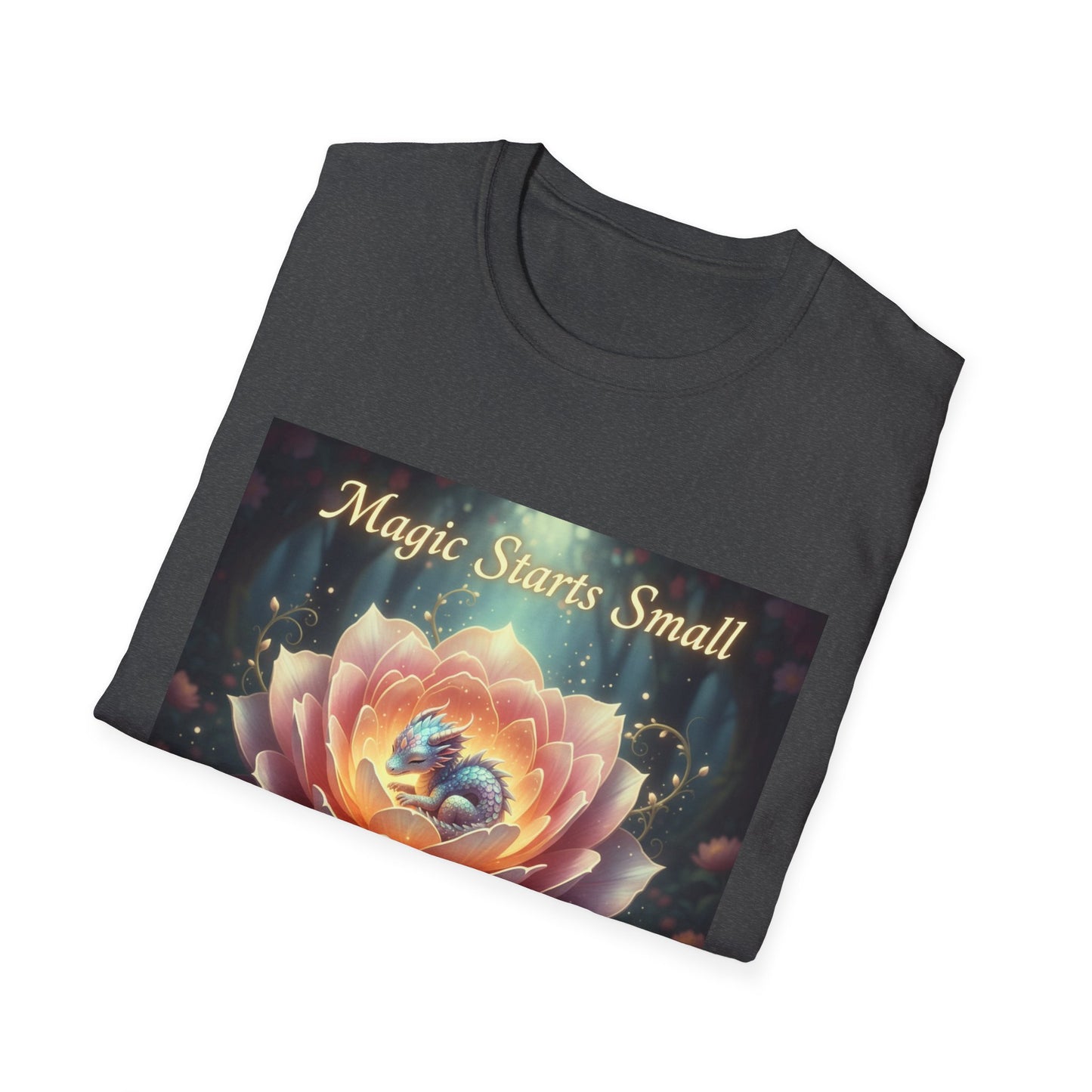 Magical Flower Unisex T-Shirt | Inspirational Graphic Tee, Flower Art Shirt, Gift for Nature Lovers, Birthday Outfit, Self-Care Apparel