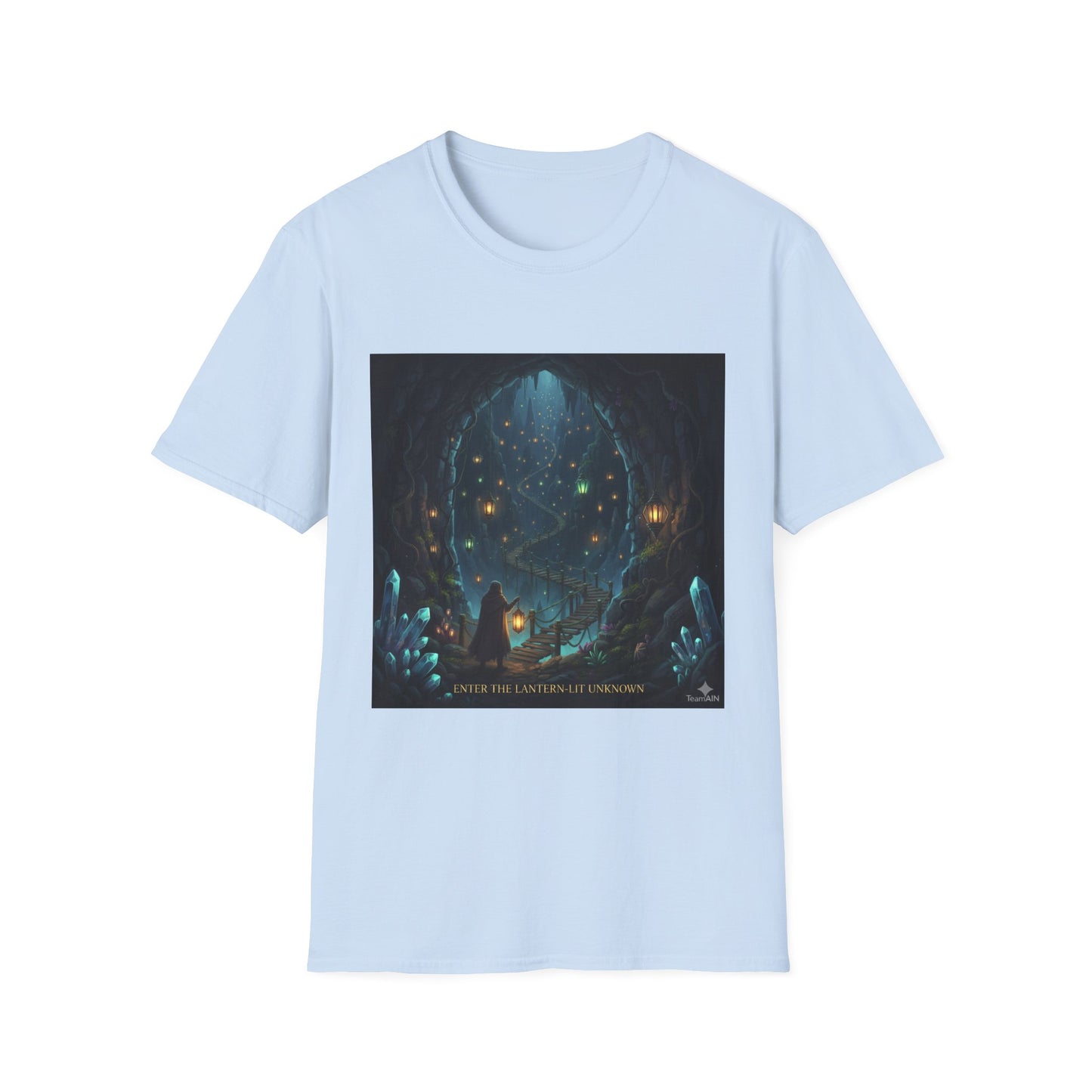 Magical Forest Adventure T-Shirt - Enchanted Glow, Perfect Gift for Nature Lovers, Starry Night Design, Casual Wear, Unisex Tee