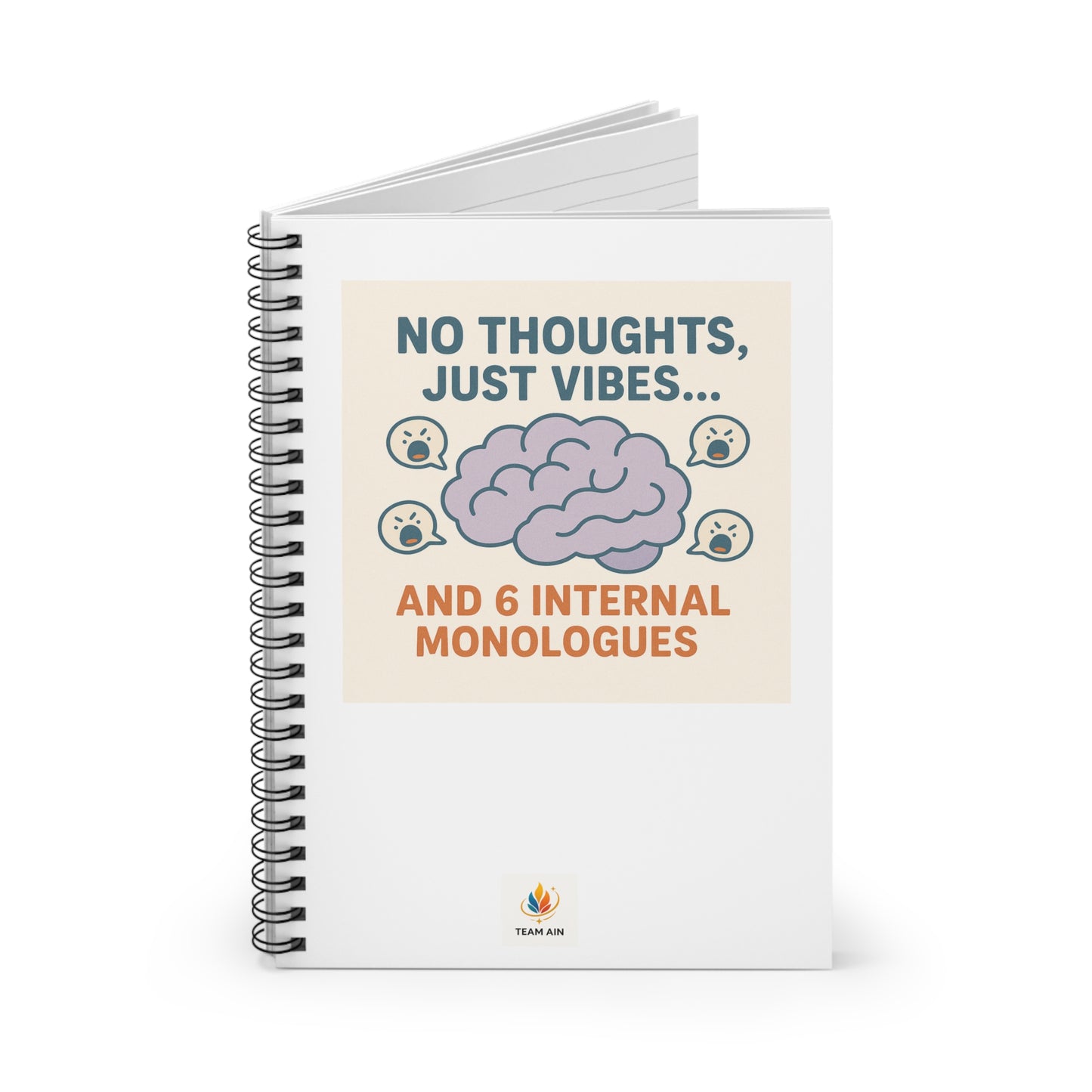 Vibe Journal: No Thoughts, Just Vibes, Internal Monologues, Journaling, Mental Health, Creative Writing