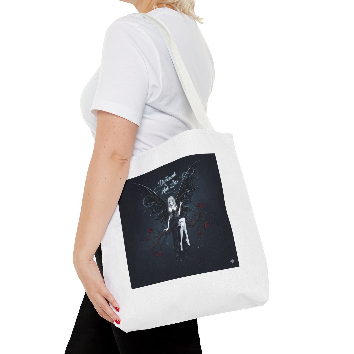 Midnight Fairy Tote Bag – Whimsical Gothic Aesthetic