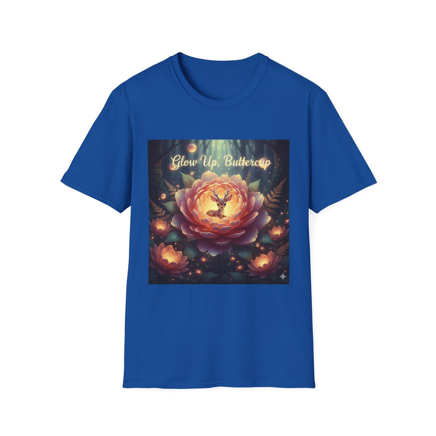 Cosmic Lotus T-Shirt – Mystical Galaxy Dreamcore Aesthetic