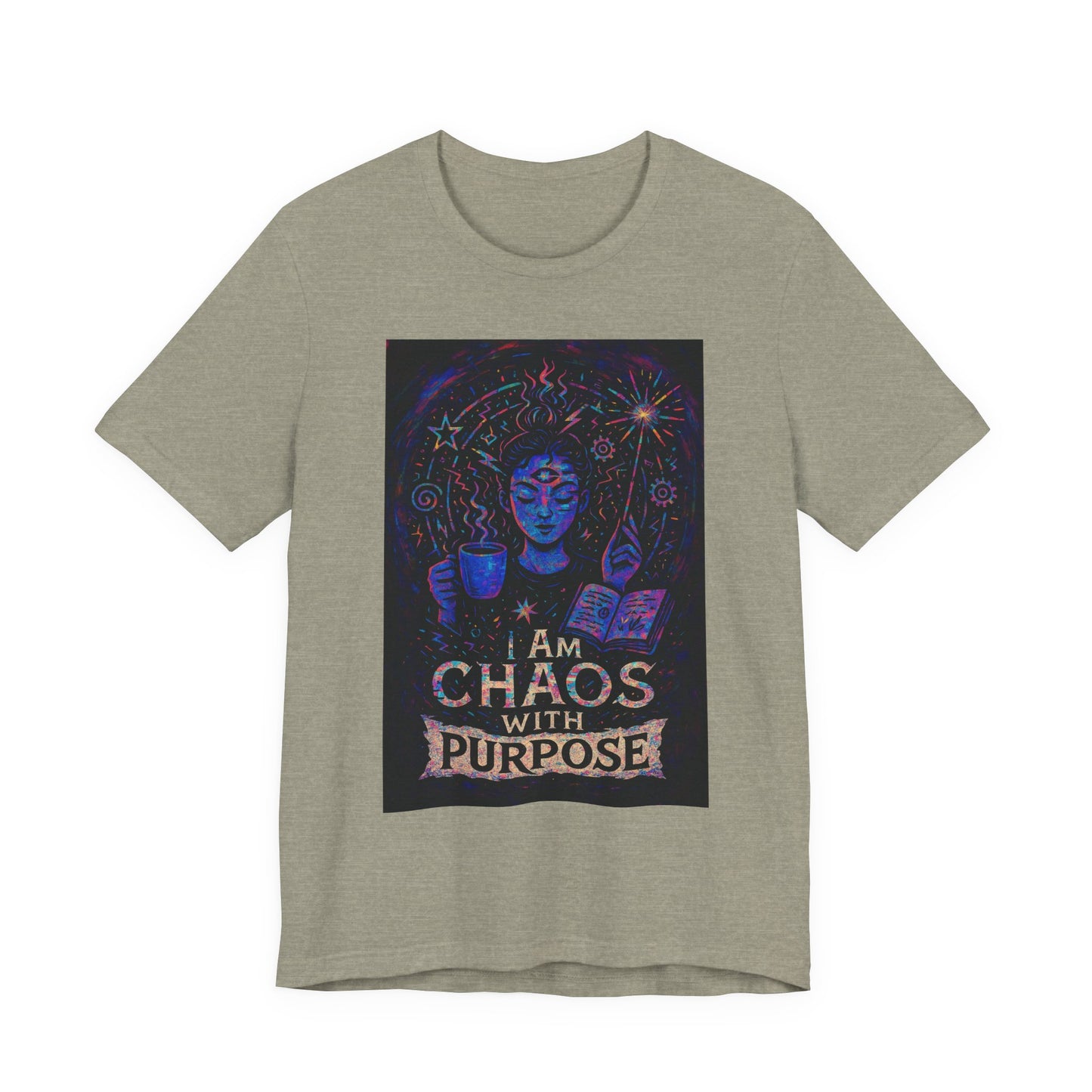 Unisex Chaos With Purpose Tee, Inspirational Shirt, Spiritual Apparel, Motivational Gift, Unique Graphic Tee