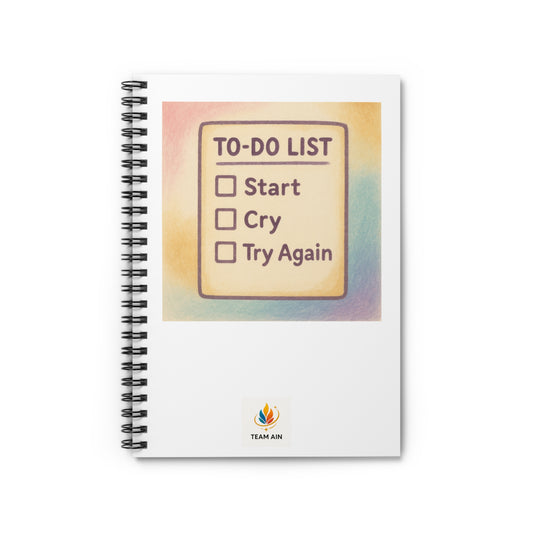 Motivational Spiral Notebook - To-Do List Inspiration, Journal, Planner, Gift for Students, Self-Care, Work Organization
