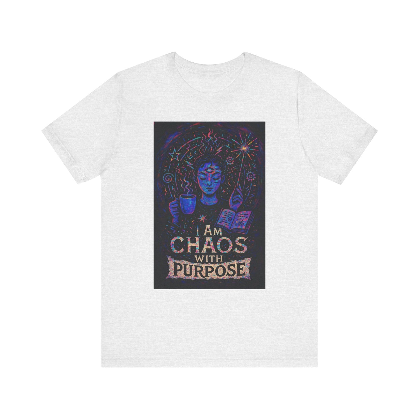 Unisex Chaos With Purpose Tee, Inspirational Shirt, Spiritual Apparel, Motivational Gift, Unique Graphic Tee