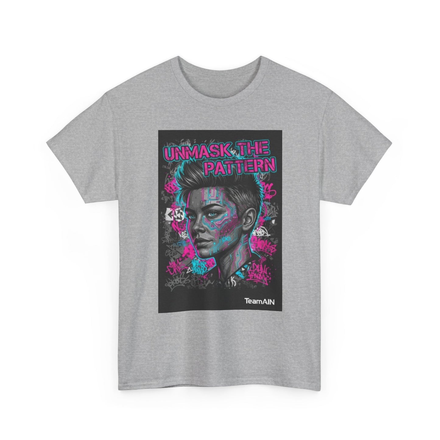 Unmask the Pattern Shirt | Glitch Streetwear for Neurodivergent Minds