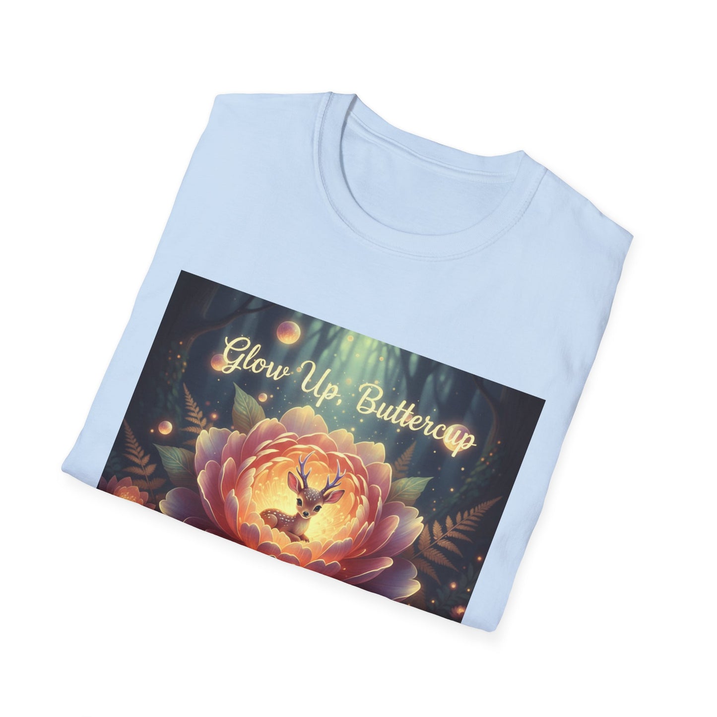 Cosmic Lotus T-Shirt – Mystical Galaxy Dreamcore Aesthetic
