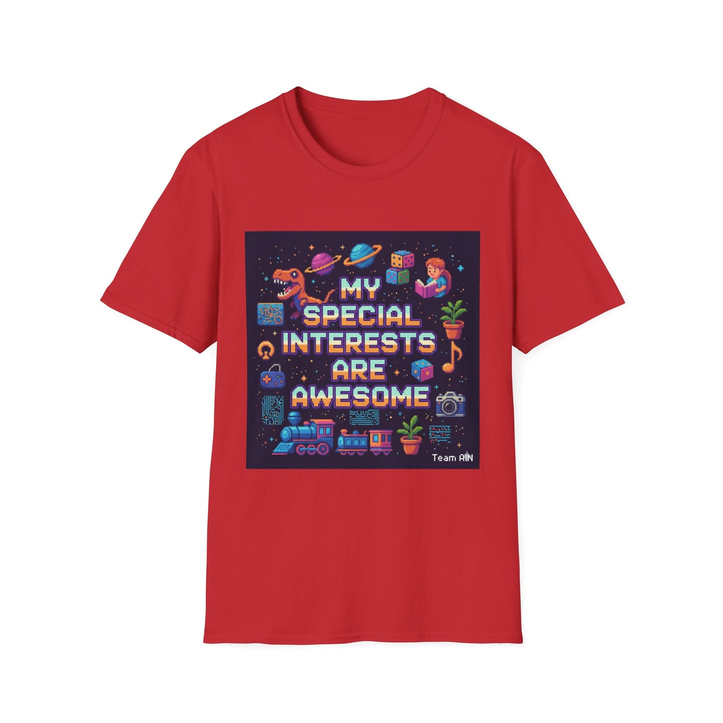 "My Special Interests Are Awesome" Autism-Inclusive T-Shirt – Sport Grey Unisex Tee