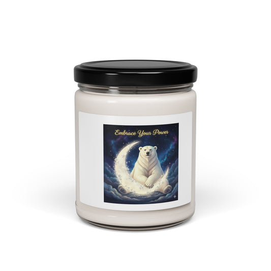 Embrace Your Power Scented Soy Candle, Cozy Home Decor, Relaxation Gift, Meditation Candle, Gift for Her, 9oz Candle