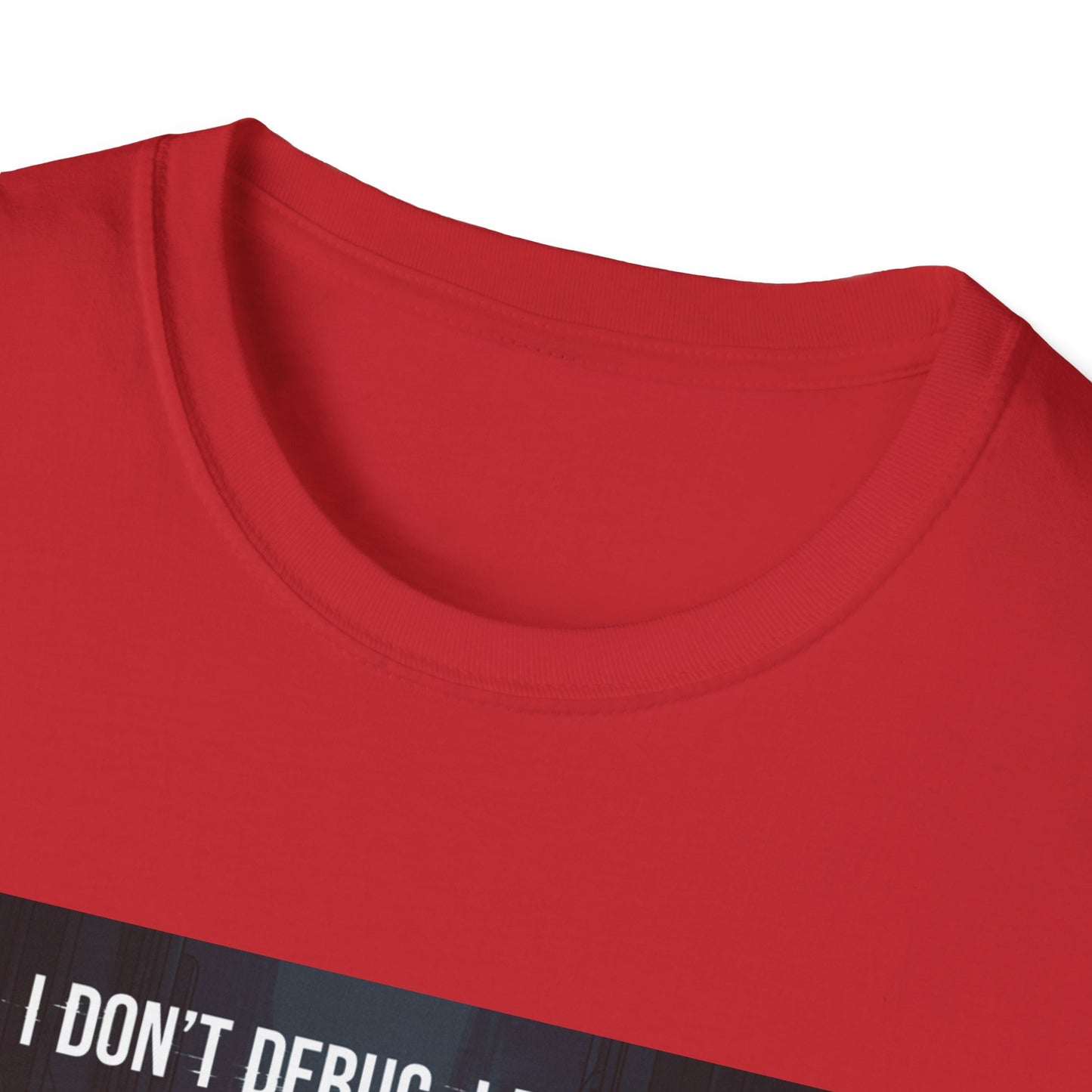 Cyberpunk Hacker T-Shirt – “I Don’t Debug, I Destroy” | Futuristic Coding Streetwear