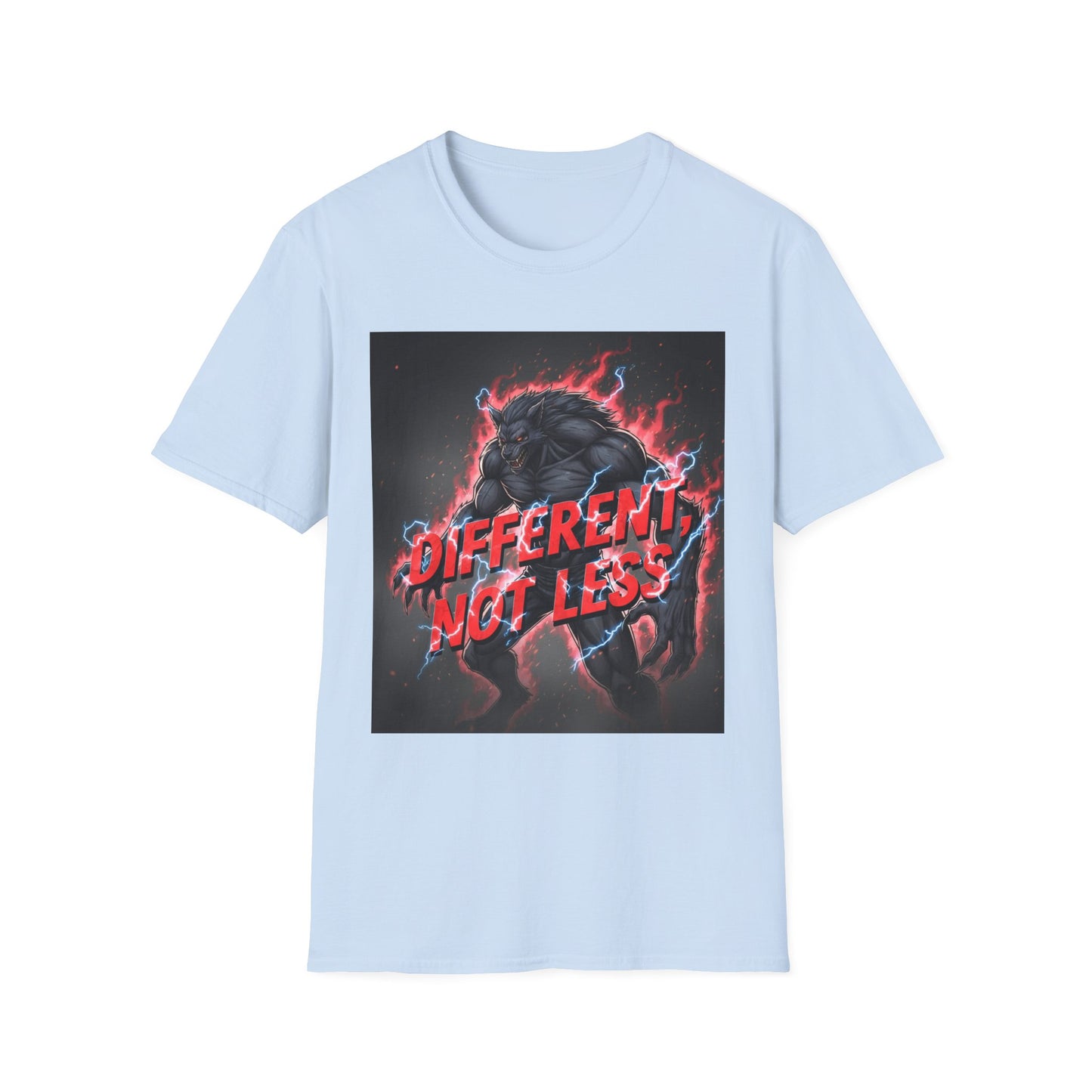 Midnight Werewolf T-Shirt – Gothic Fantasy Anime Aesthetic