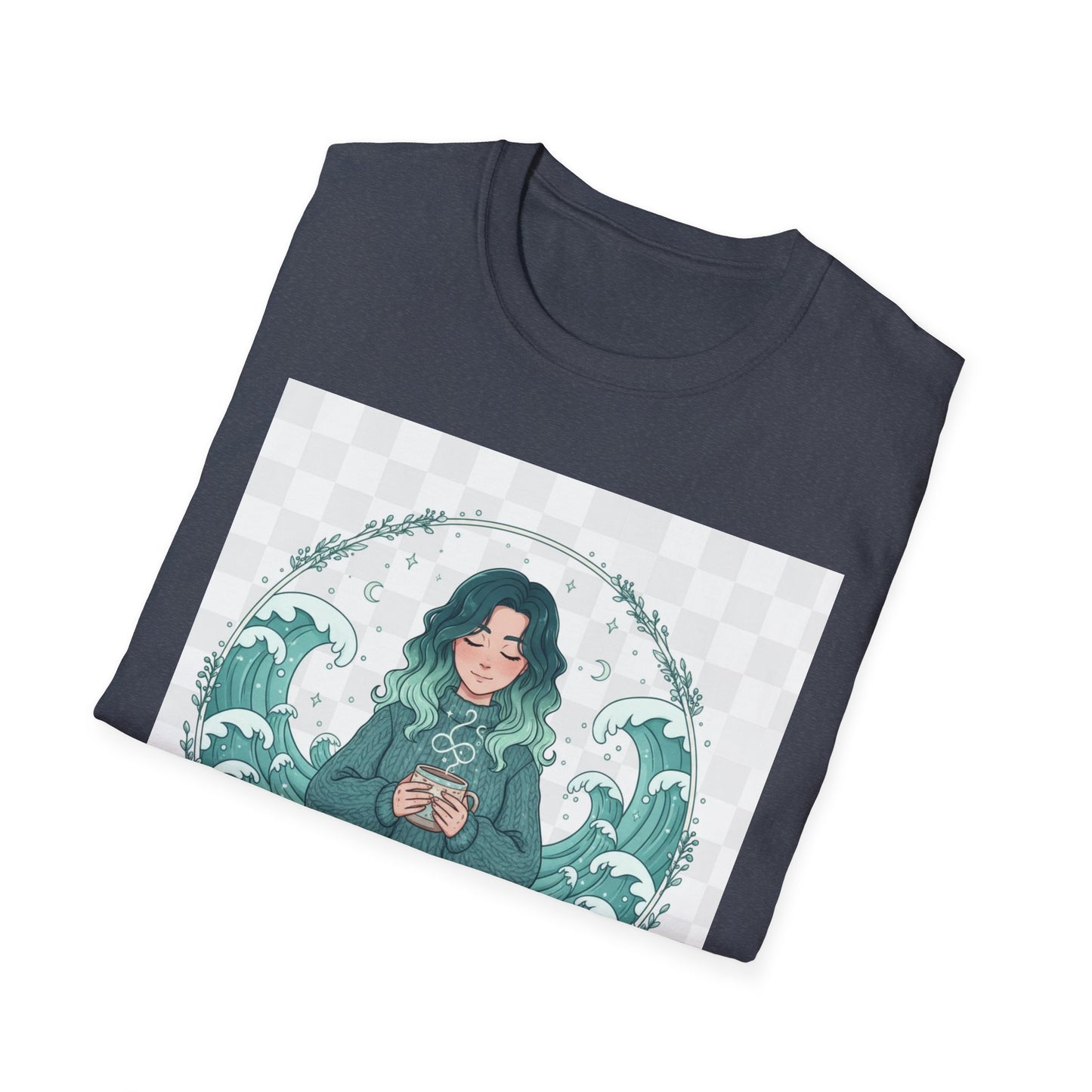 Enchanting My Nervous System T-Shirt | Cozy Mindfulness Tee, Neurospicy Self-Care Shirt, Calm Aesthetic Anime Top