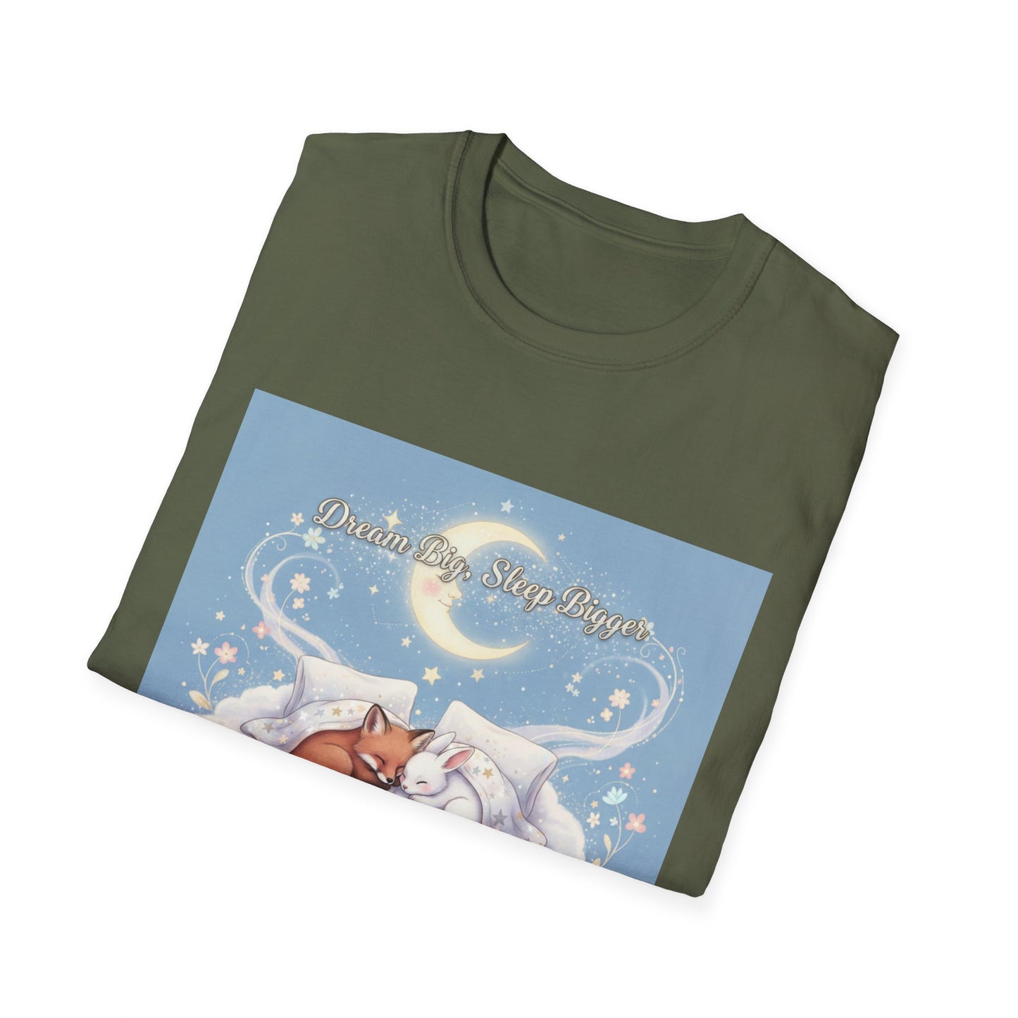 Dream Big Fox T-Shirt – Cozy Dreamcore Whimsical Aesthetic
