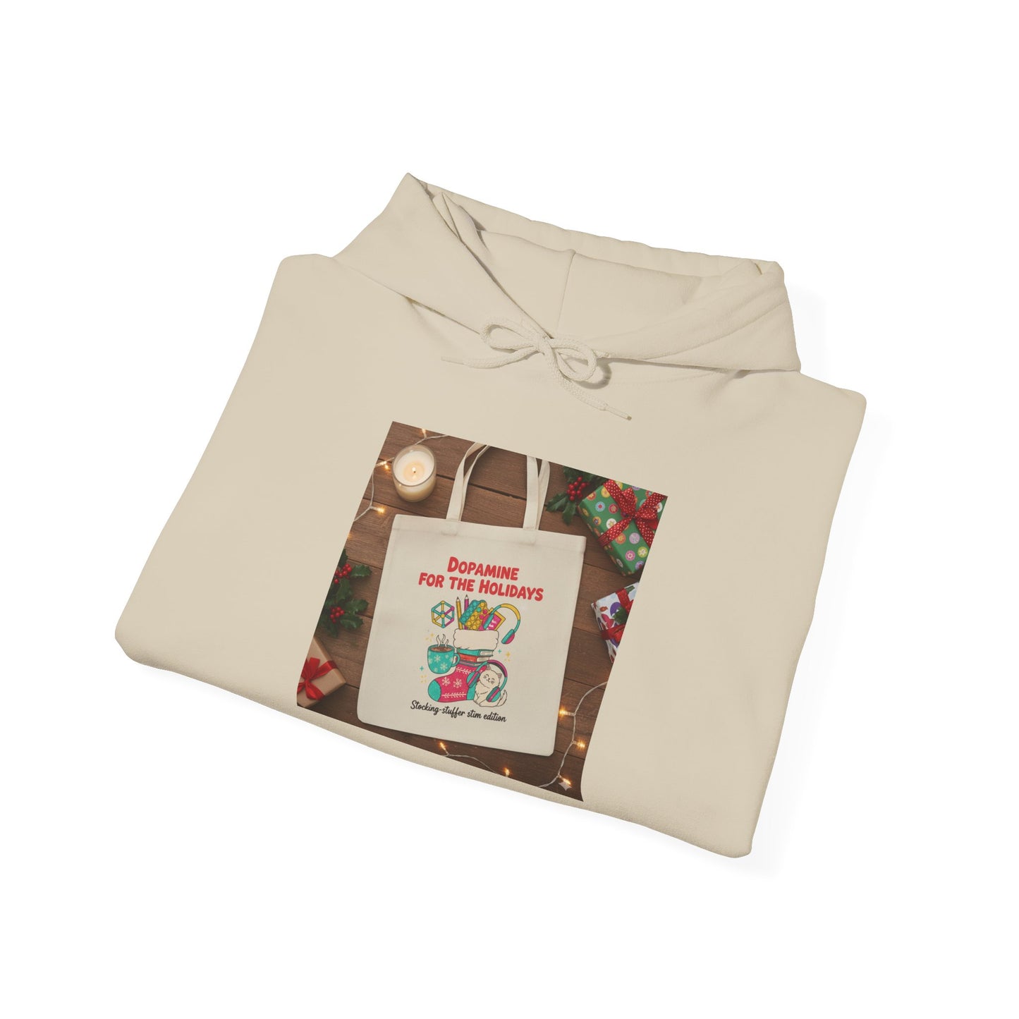 Festive Holiday Hoodie, Cozy Gift, Unisex Winter Sweatshirt, Christmas Apparel, Seasonal Layering Wear