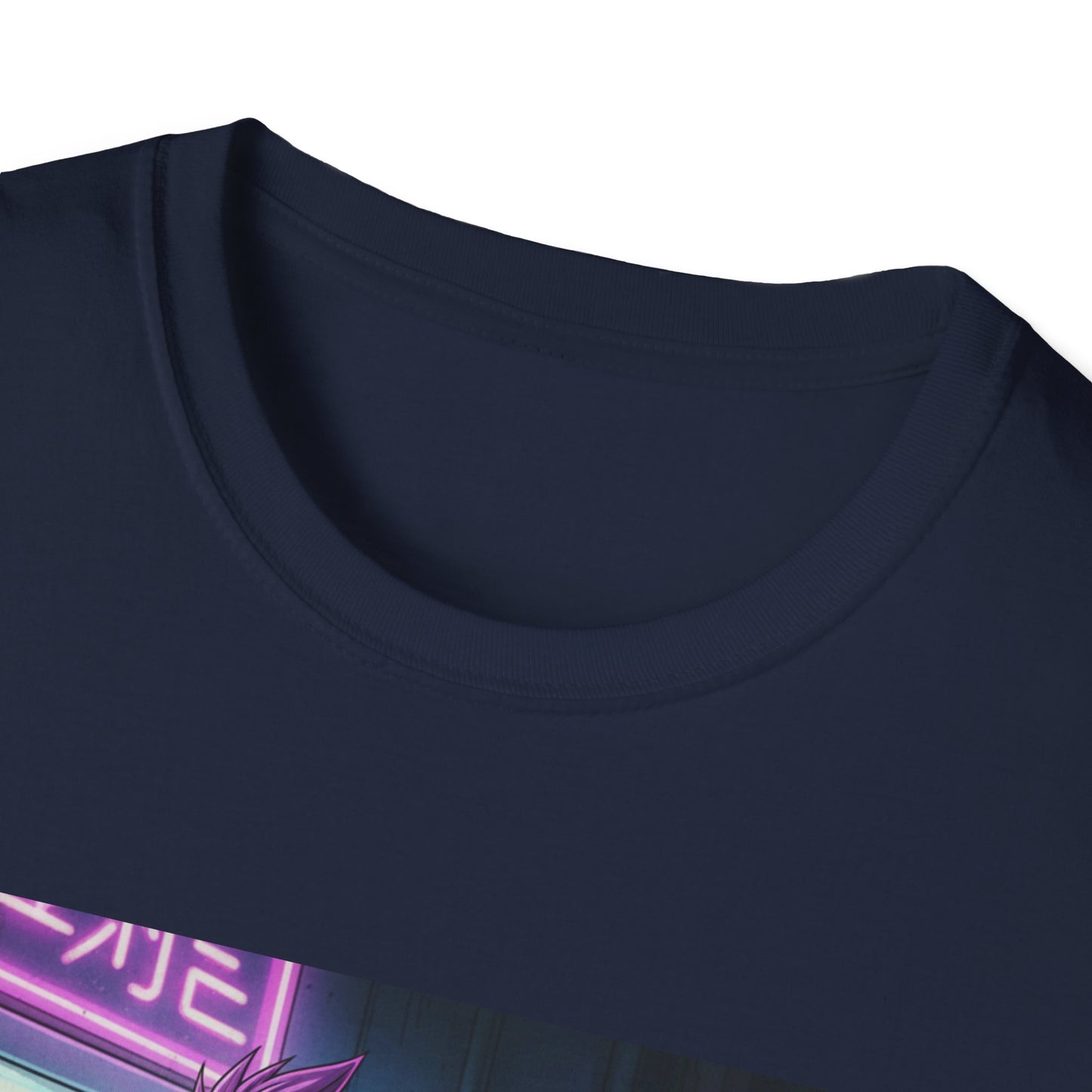 Cyberpunk Samurai T-Shirt – “Delete My Attitude? Access Denied.” | Futuristic Anime Streetwear