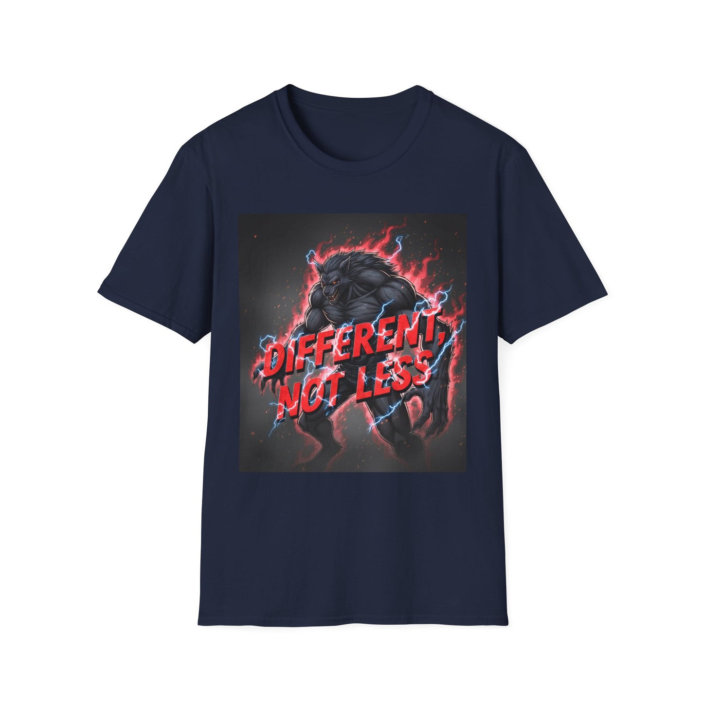 Midnight Werewolf T-Shirt – Gothic Fantasy Anime Aesthetic