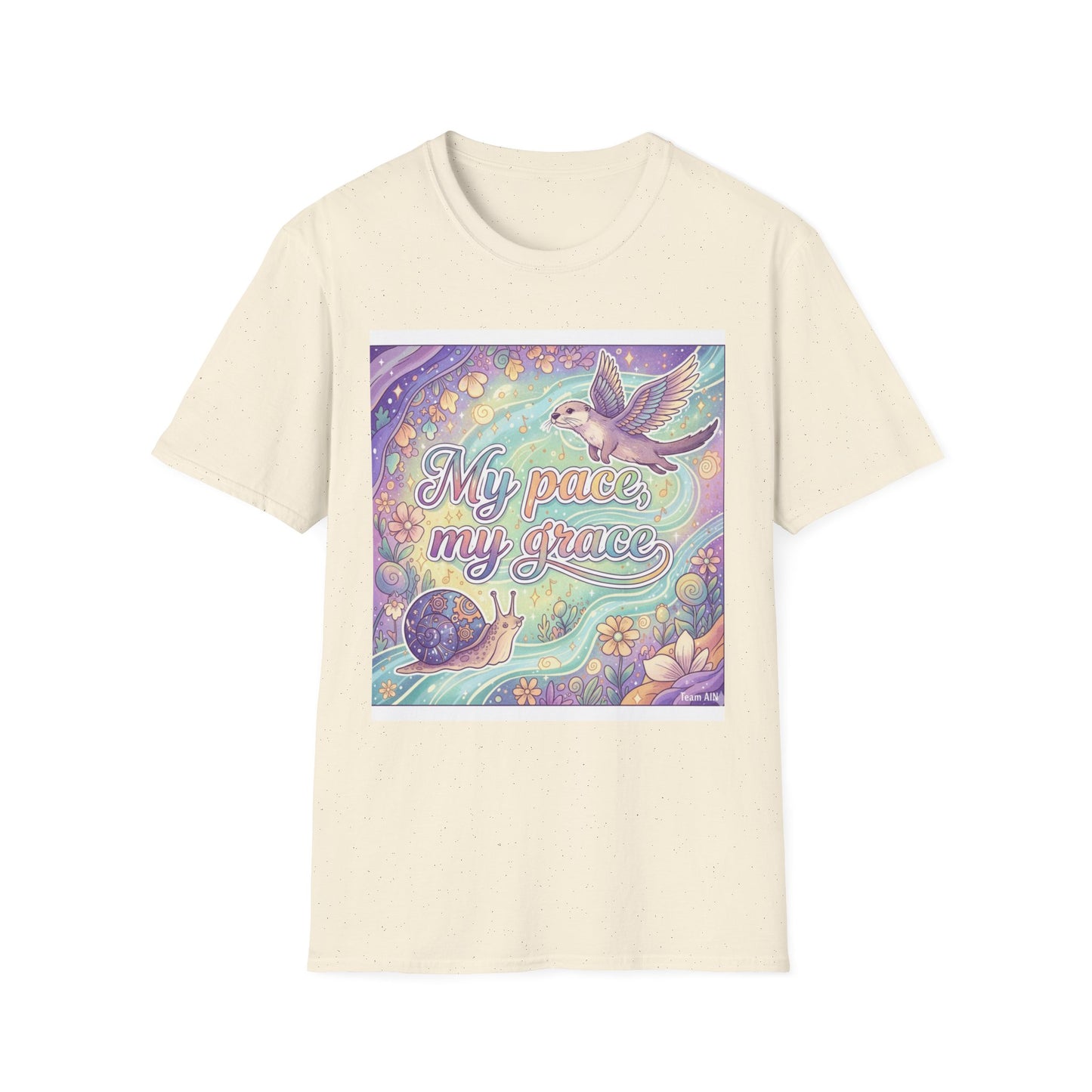 My Pace, My Grace Unisex Softstyle T-Shirt, Inspirational Quote Tee, Nature Lover Gift, Mindfulness Shirt, Comfortable Everyday Wear
