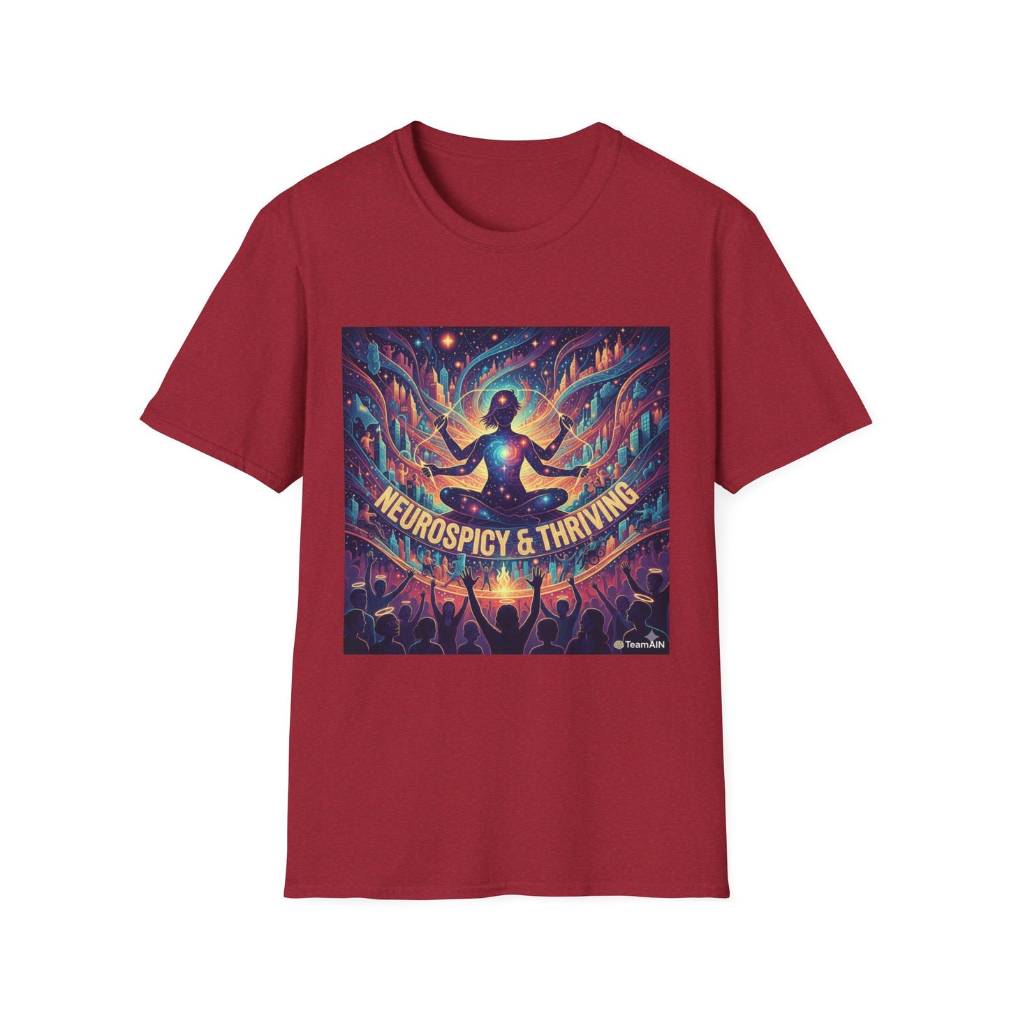 Cosmic Thriving T-Shirt – Vibrant Spiritual Energy & Creative Expression Tee