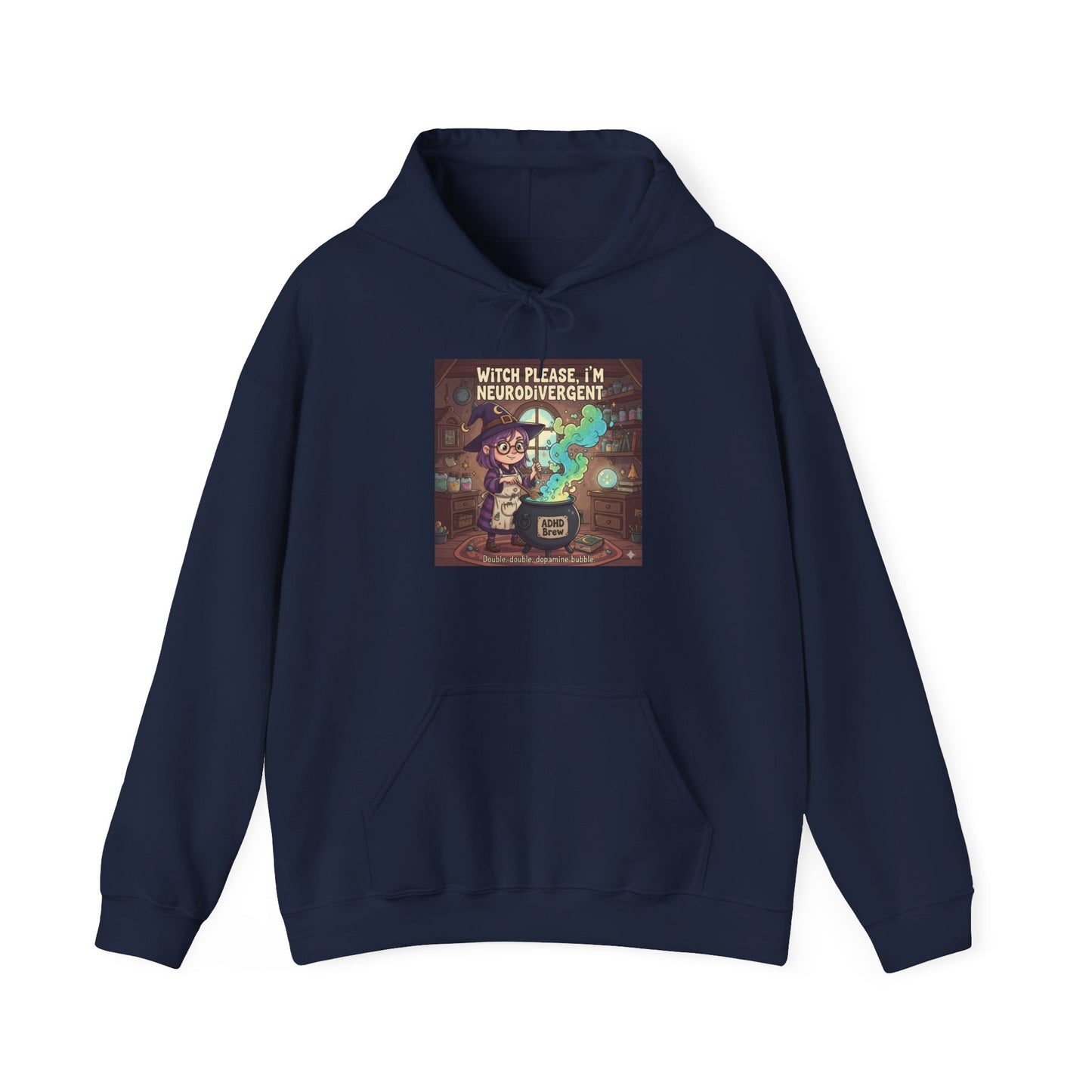 Whimsical Unisex Hoodie with Magical Design, Cozy Sweatshirt for Gamers and Dreamers, Perfect Gift for Friends, Birthdays, Casual Wear