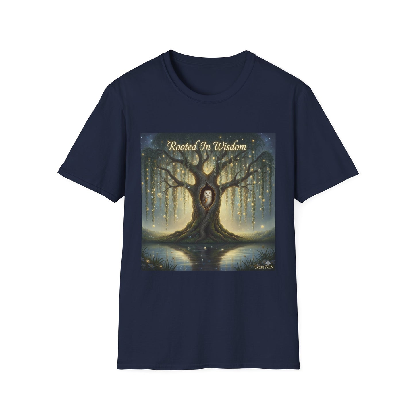 Rooted in Wisdom Tree T-Shirt, Inspiring Tee, Unisex Gift, Tree of Life Shirt, Nature Lover Apparel, Spiritual Clothing