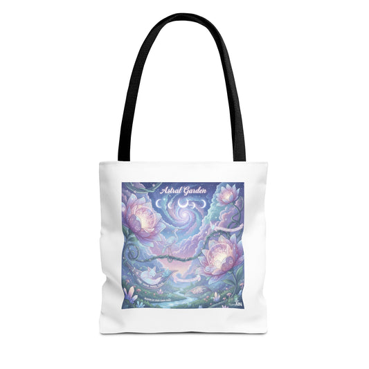 Artful Garden Tote Bag - Perfect for Art Lovers, Eco-Friendly Gift, Floral Design, Everyday Use, Beach Bag, Shopping Tote