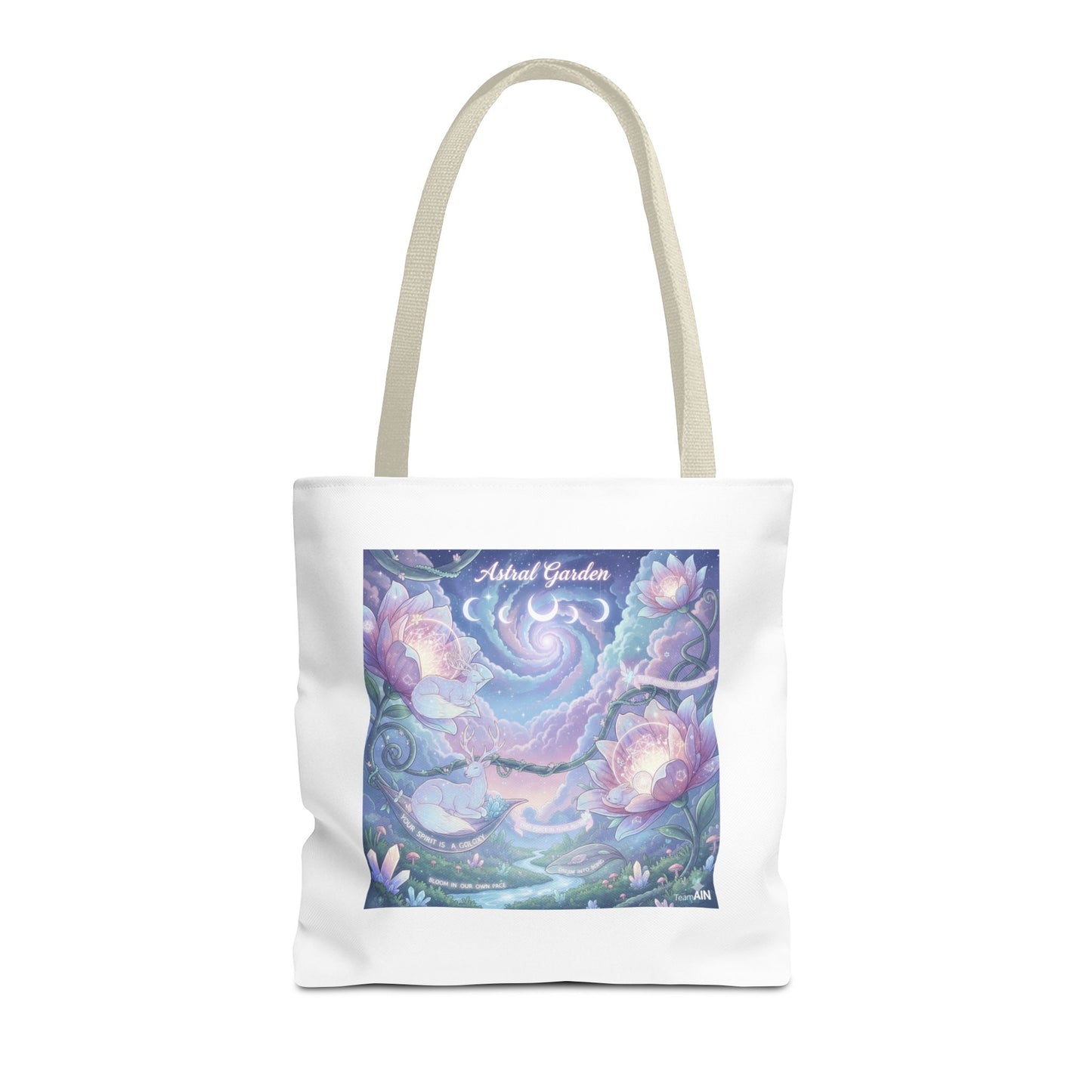 Artistic Garden Tote Bag - Unique Canvas Bag for Nature Lovers, Art Lovers, Eco-Friendly, Gift for Her, Shopping Bag, Beach Bag