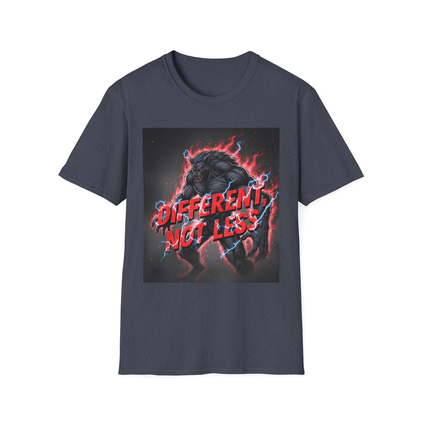 Midnight Werewolf T-Shirt – Gothic Fantasy Anime Aesthetic