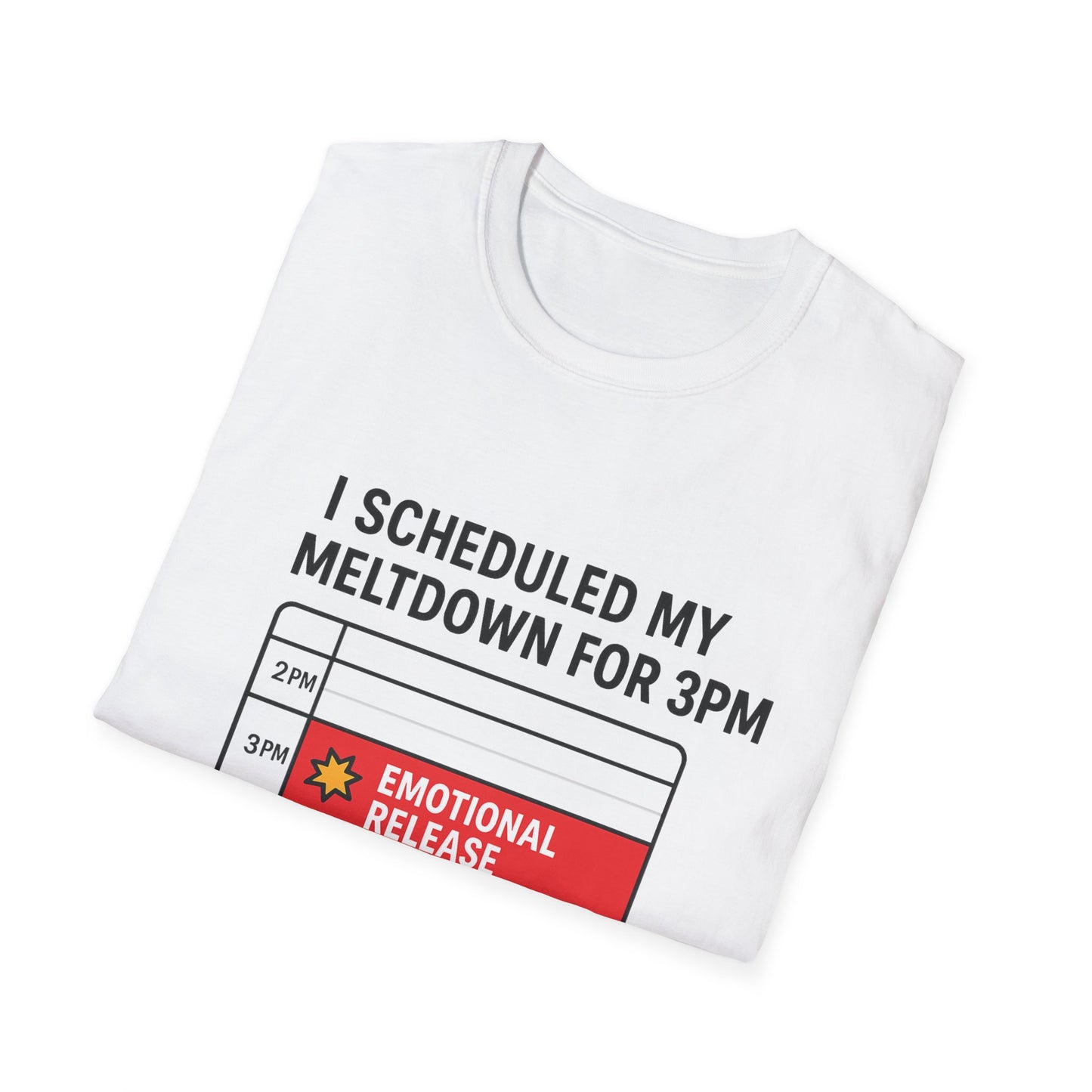 Funny Emotional Release T-Shirt, Unisex Humor Shirt, Meeting Joke Tee, Gift for Office Workers, Casual Wear, Stress Relief Apparel