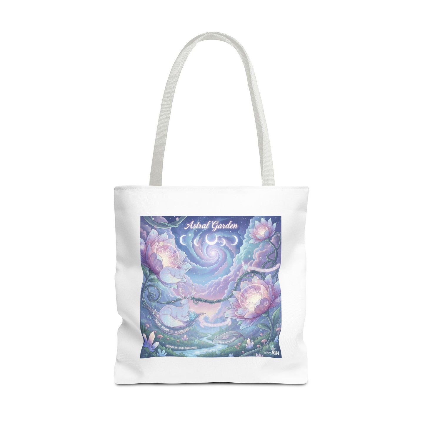 Artistic Garden Tote Bag - Unique Canvas Bag for Nature Lovers, Art Lovers, Eco-Friendly, Gift for Her, Shopping Bag, Beach Bag