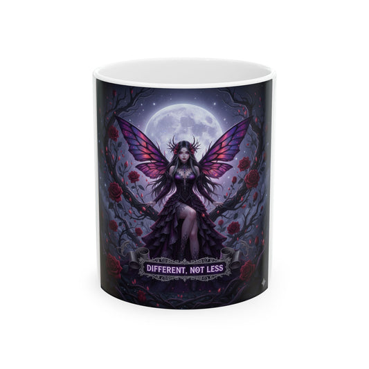 Fantasy Fairy Mug: Enchanted Gift for Witch Lovers, Different Not Less Coffee Cup, Unique Tea Mug, Gothic Style Drinkware, Great for [...]