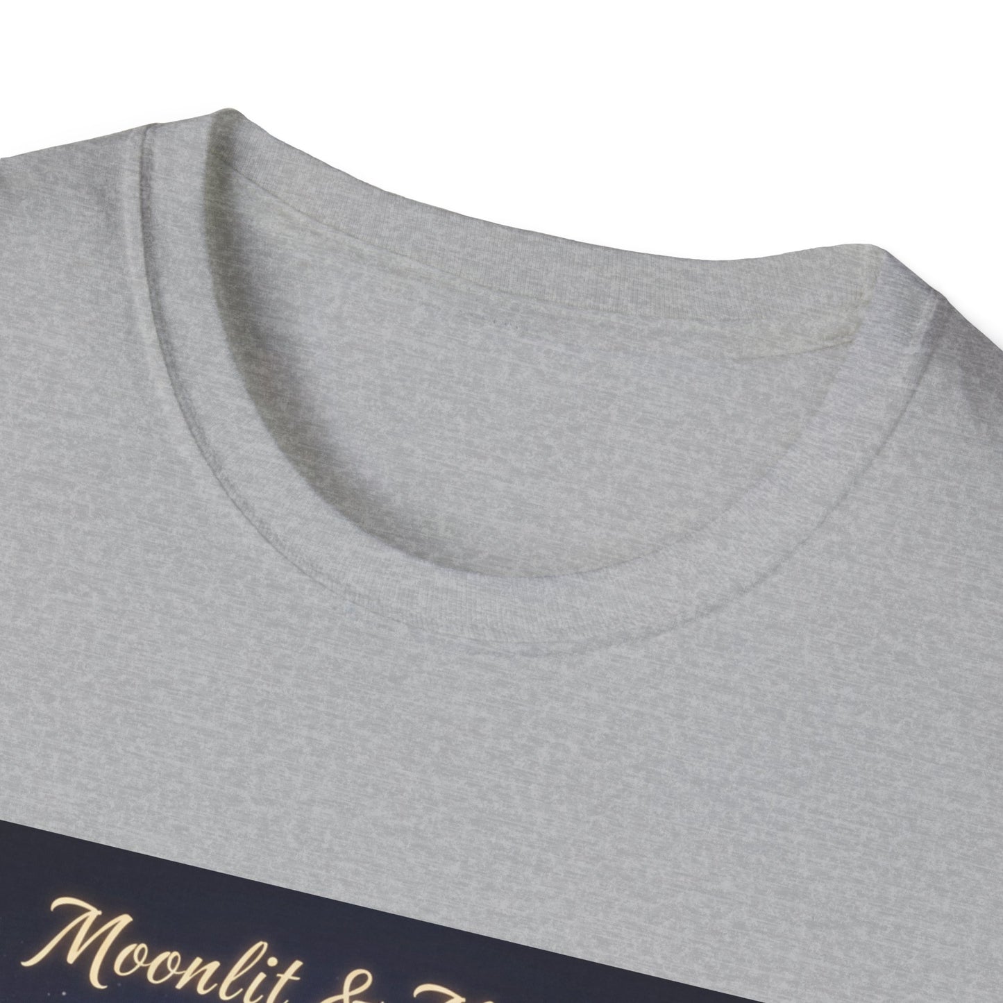 Moonlit & Magical Rabbit Unisex T-Shirt, Cute Rabbit Tee, Gift for Animal Lovers, Casual Wear, Nature Enthusiasts, Birthday Gift