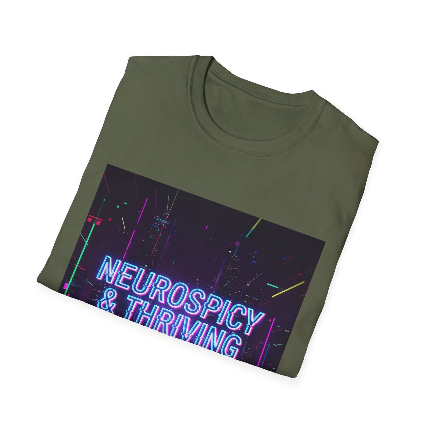 Thriving Graphic T-Shirt – Bold Cosmic Statement Tee