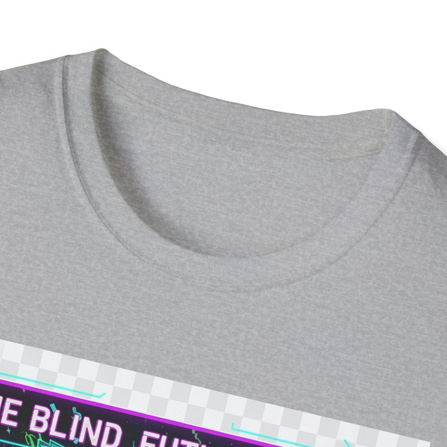 Cyberpunk Anime T-Shirt – ‘Time Blind Future Bright’ | Neurospicy Gamer Humor Tee, ADHD Pride Otaku Streetwear