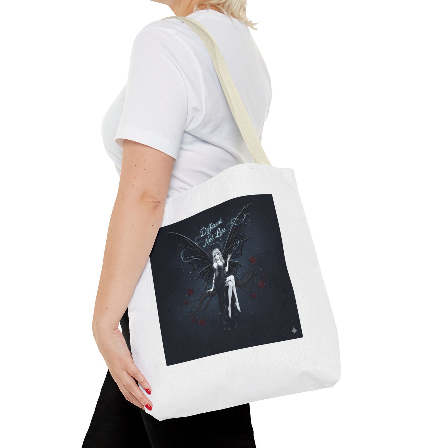 Midnight Fairy Tote Bag – Whimsical Gothic Aesthetic